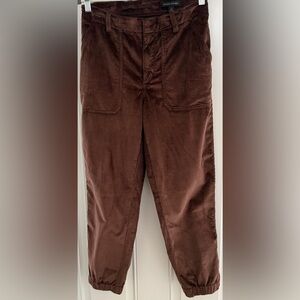 Banana Republic Copper Brown Corduroy Ankle Pants